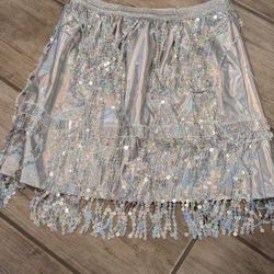 Metallic Skirt Size M