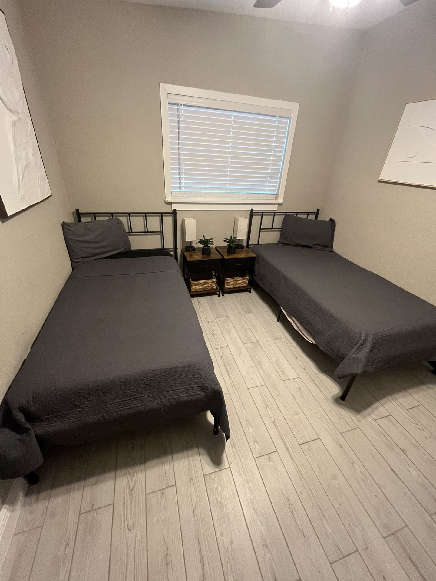 Twin Bed Frame and 8” Mattress $100 Each Set