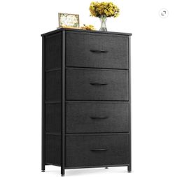 4-Drawer Fabric Dresser Storage Tower
