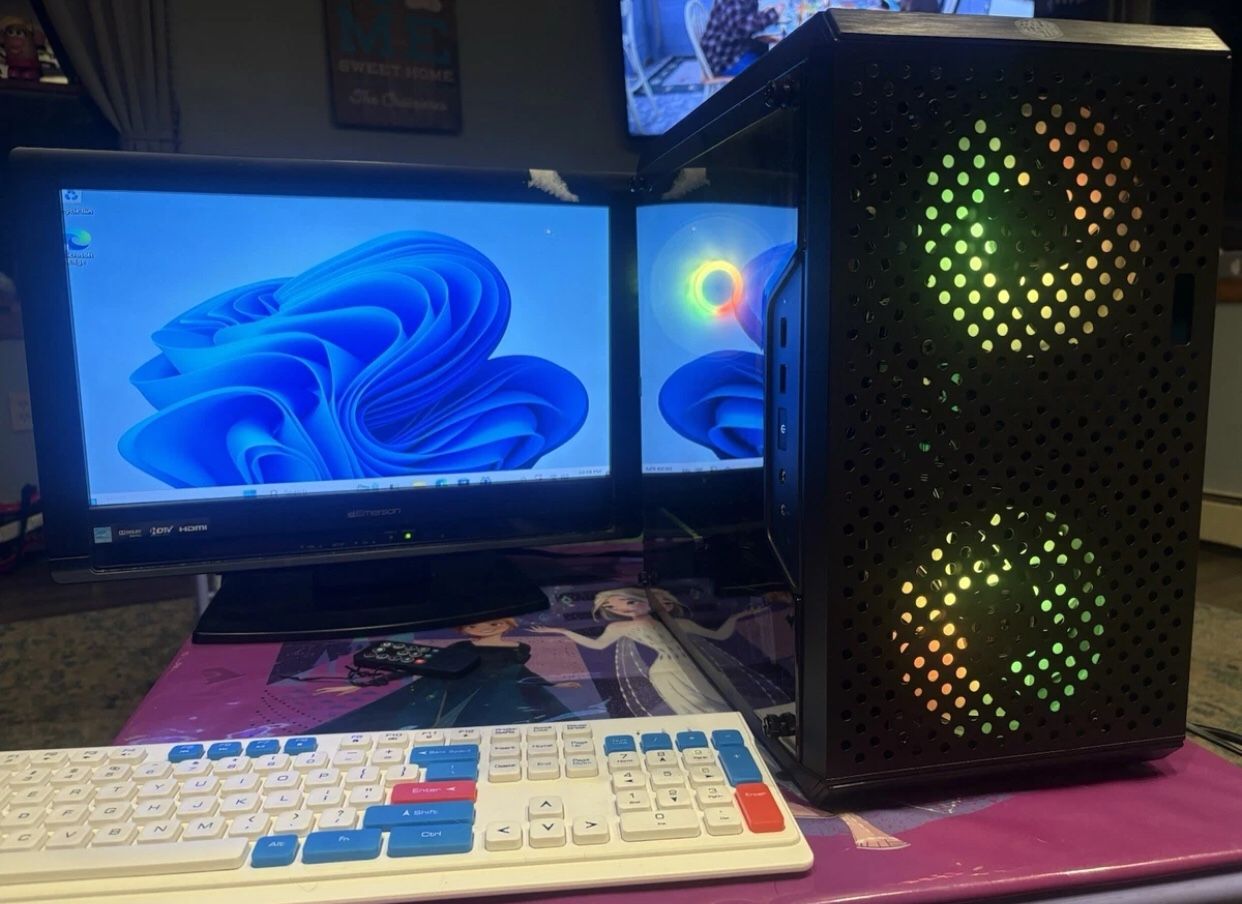 Gaming PC, 16 GB Ram, AMD FX Quad Core 3.80GHz, GTX 1050, Windows 11, RGB