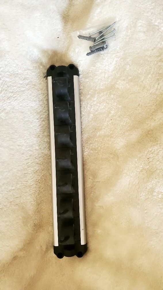 Mop And Broom Holder - Wall Mount