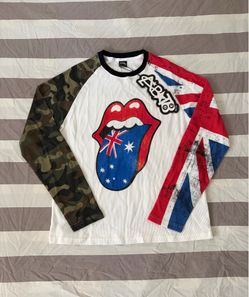 Rolling Stones Long Sleeve Waffle Thermal Size M