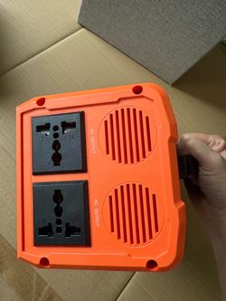 Portable Power Inverter with Dual AC Outlets