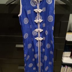 Girls Vietnamese Chinese Ao Dai Dress
