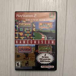 Namco Museum (Playstation 2, PS2 Greatest Hits, 2001) Sony Case and Disc