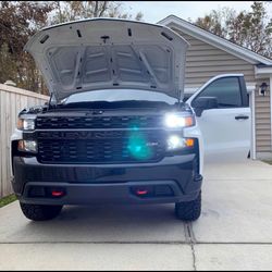 Size H7 LED Headlight Bulbs, 6000K White Super Bright LED Conversion Kit No Adapter Required Easy Install, Replacement Halogen Light Bulb, Pack of 2 (