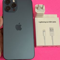 IPhone 12 Pro Max (128gb) Midnight Blue AT&T/ CRICKET 