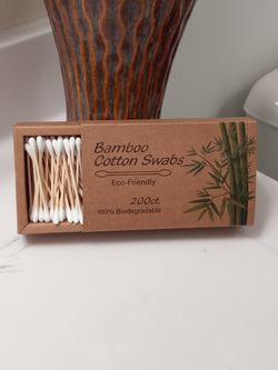 Bamboo Cotton Swabs 2 For 5$