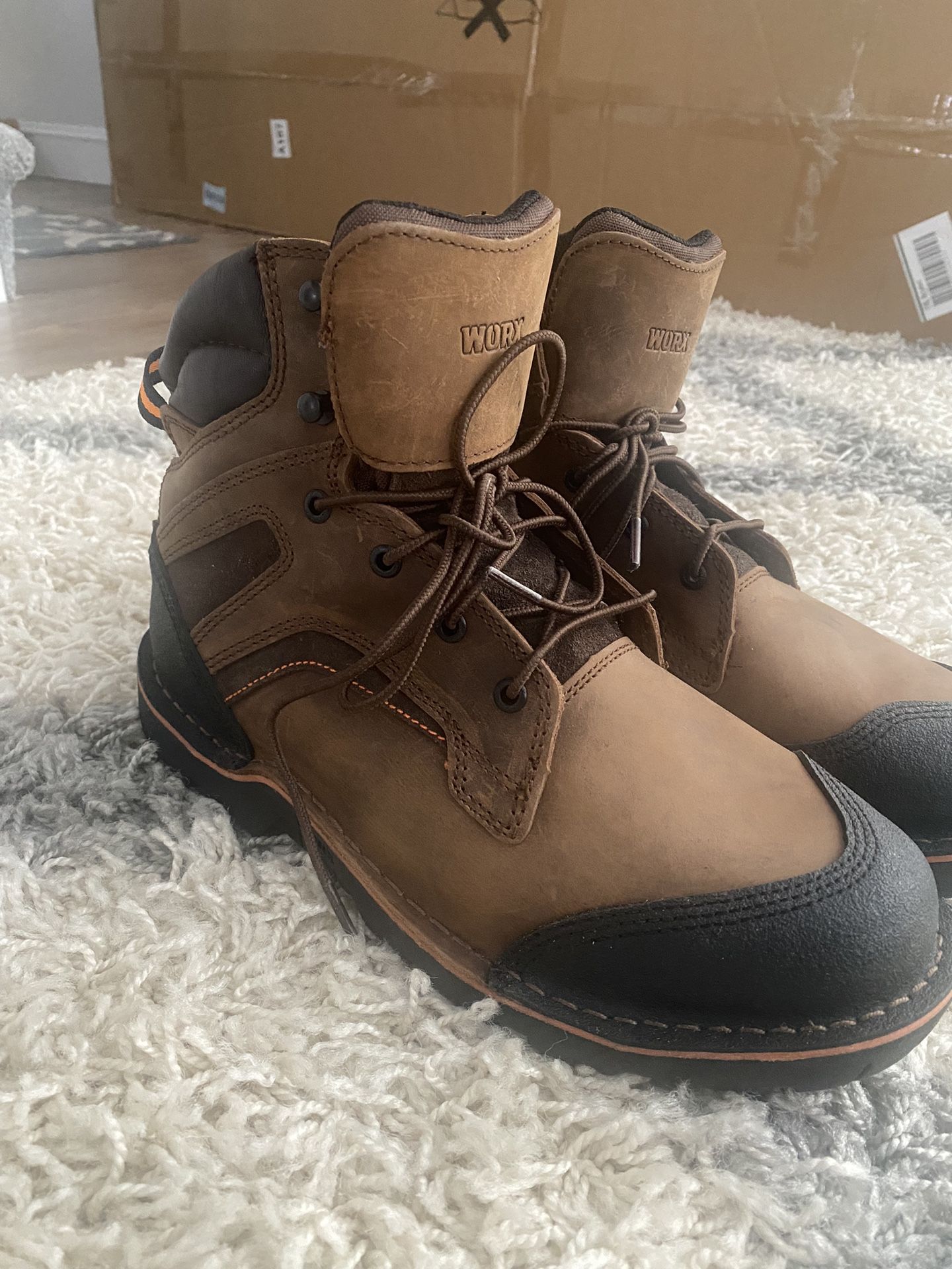 Worx Boots Brown Size 9.5