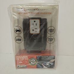 Power Bright 400 Watt Power Inverter XR400-12 - Power On The Go  NEW/Sealed 