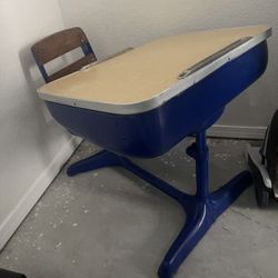 Antique Students Desk