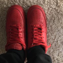 Nike Red Air Forces
