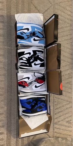 Air Jordan 1 High Sneakers Lot of 4