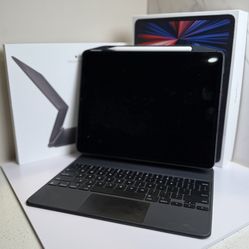   iPad Pro M1 (WiFi + Cellular) M1(5th GEN) 256GB + MAGIC KEYBOARD + APPLE PEN 