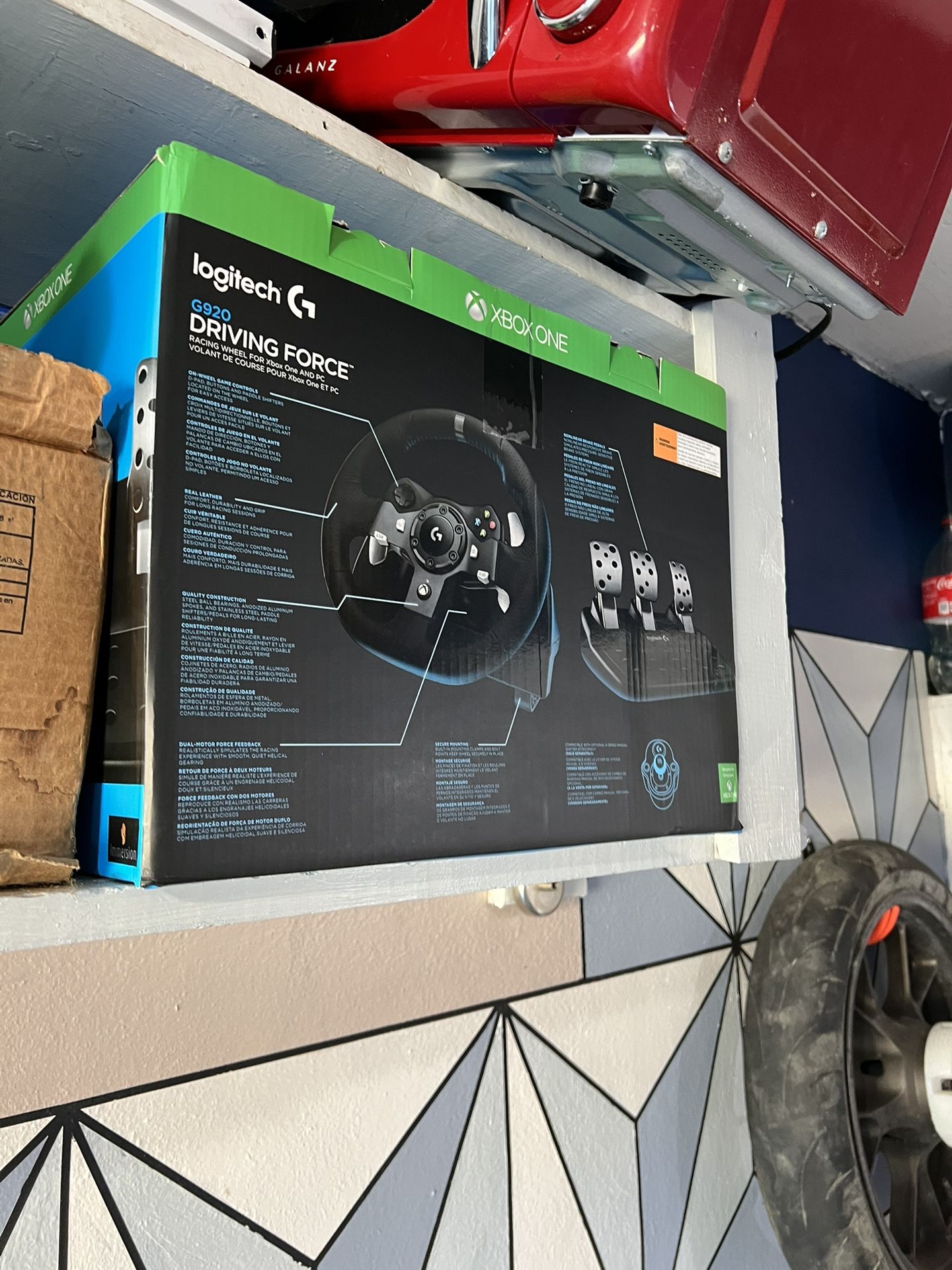 Logitech G920 Racing Wheel For Xbox One And PC