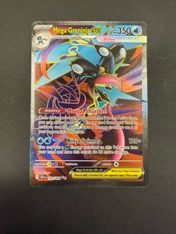 Pokemon, Mega Greninja ex - 100/086 - ME04: Chaos Rising