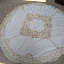 Battenburg Lace Tablecloth