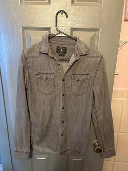Zara Men’s Gray Denim Shirt
