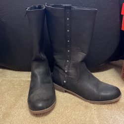 Youth Size 6 Black Riding Boots 