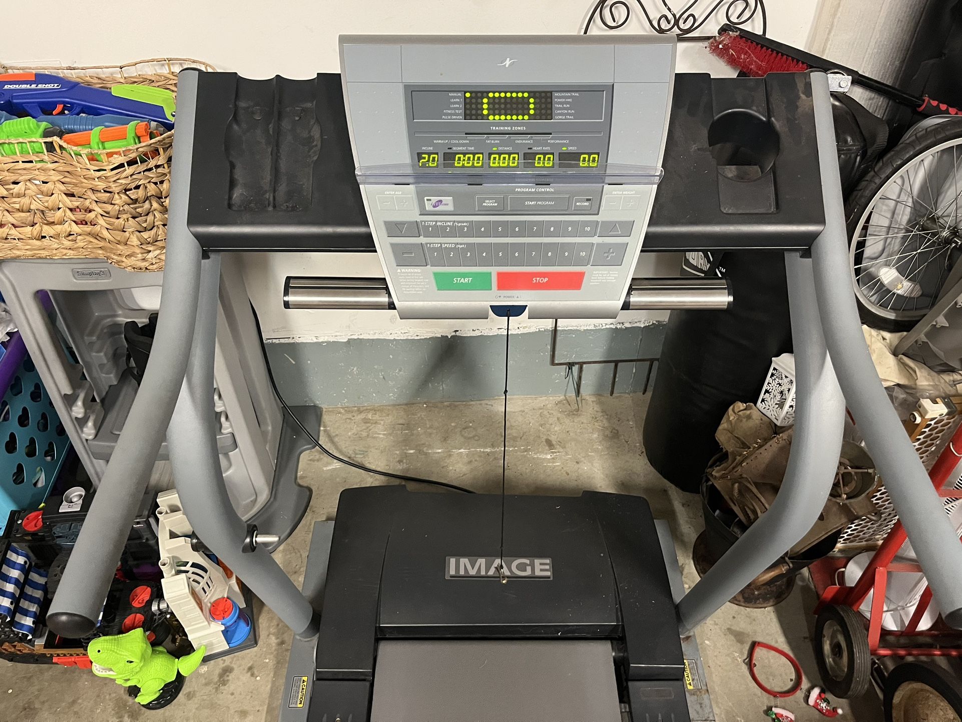 Treadmill IMAGE Hear Rate Incline Digital Controls