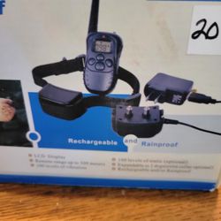 New Dog Training Collar. Approx 1000 yards. Rechargeable & Waterproof