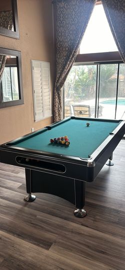 Medium sized pool table