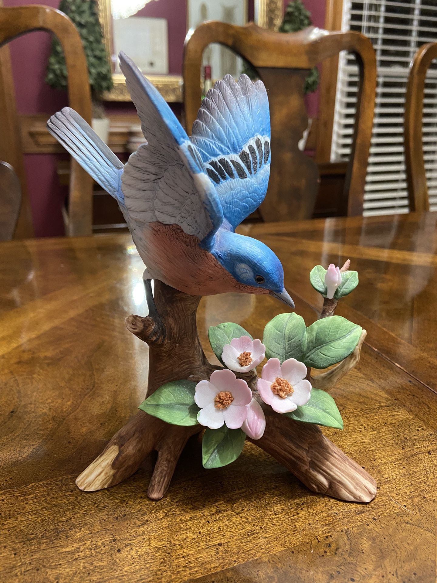 Andrea By Sadek Antique Bluebird Figurine