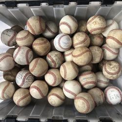 Baseballs All Leather Balls 110 Balls 3 Each Or All For $300