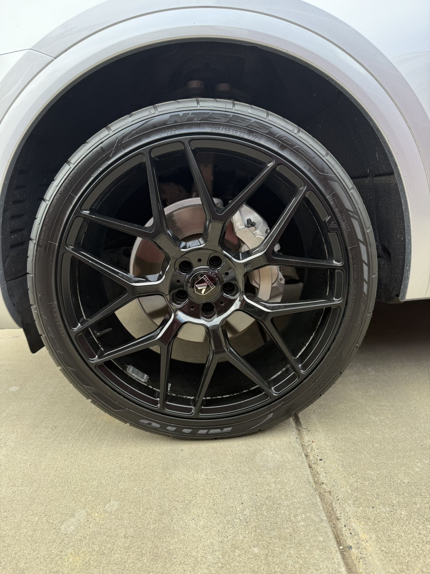 Asanti Black Label Dynasty Wheels w/tires 22”