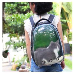 Pet Transparent Bubble Backpack 