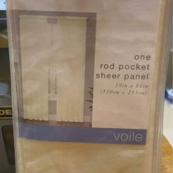 Brand New Sheer Curtain Panels