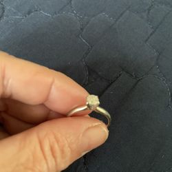 Platinum And 1/3 Carat Diamond Engagement Ring 