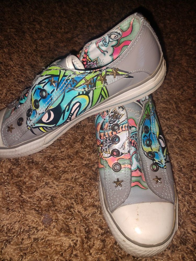 Ed Hardy girls shoes 2.5