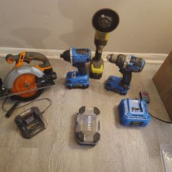 Kolbot...Ryobi....Ridgid Power Tool Combo