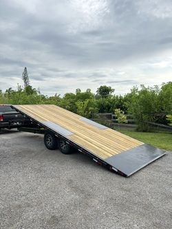 8.5x22 Deckover Tilt Trailer Equipment Trailer Flatbed