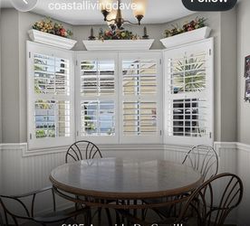 Round Marble Dining Table w/ Wrought Iron Base PLUS 4 Padded Chairs
