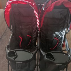 Double Seat Kolcraft Stroller