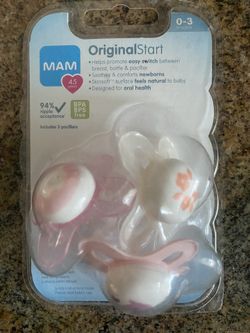 3 Mam Pacifiers 