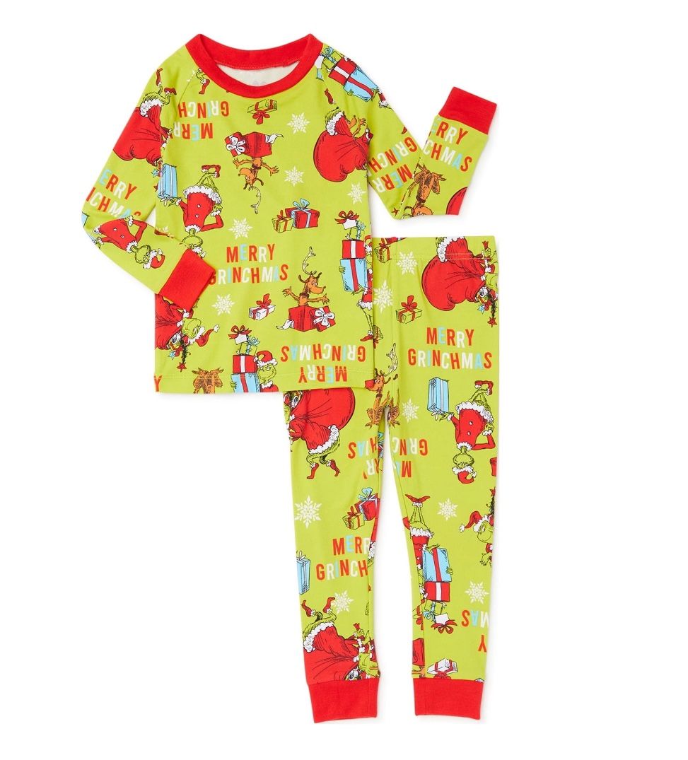 Toddler Grinch Pajamas Grinchmas 