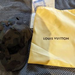 Louis Vuitton Baseball Hat  Black And Green 