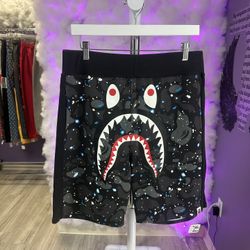 Bape Shorts Space Camo Black