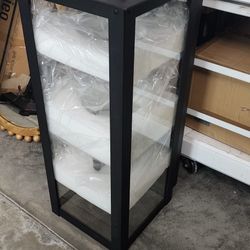 Capital Lighting 36 In Tall Black Outdoor Light 