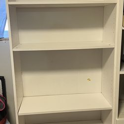 2 White Shelve 