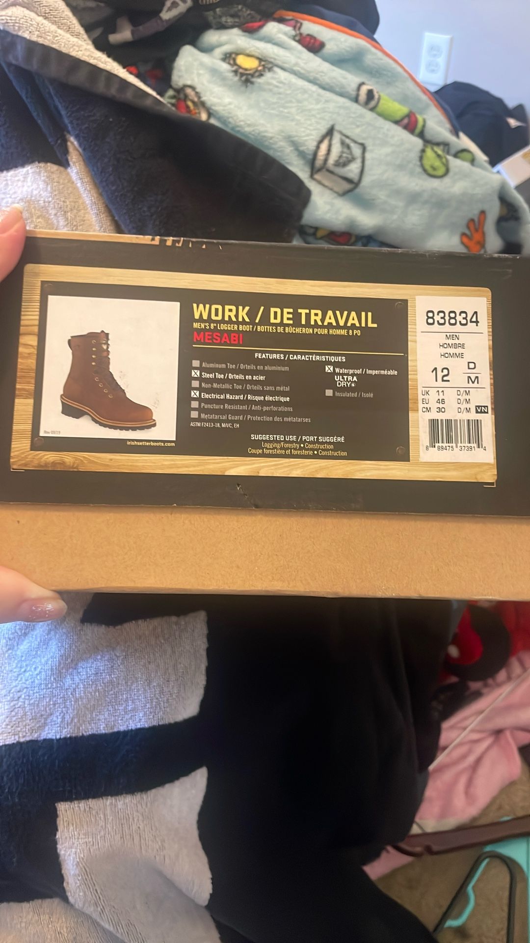 Size 12 Redwing Boots Mesabi Logger Boot