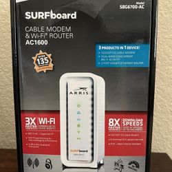 Arris Surfboard SBG 6700 Cable Modem and wifi router