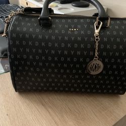 DKNY Leather Crossbody Tote Bag 