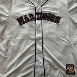 Throwback Mariners Blank Jersey XL