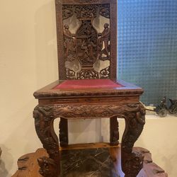 Antique Hardwood Chinese Chair 