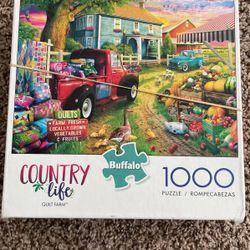 Quilt Farm 1000 Piece Puzzle Set