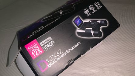 Compact Black Binoculars